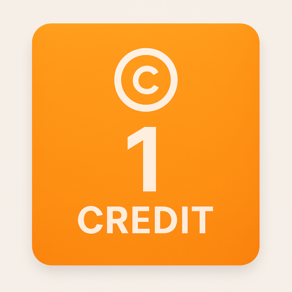 1 crédit Crehistor