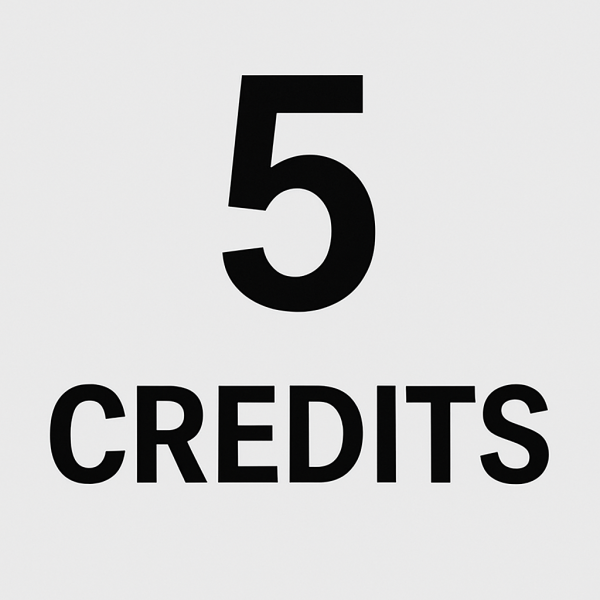 Pack of 5 Credits